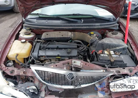 2000 Mercury Mystique Gs from USA, damaged, VIN 1MEFM6533YK613961